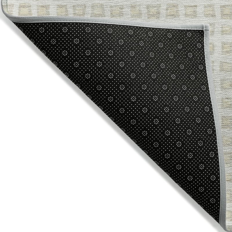 HomeRoots Geometric Transitional Rectangle Outdoor Rug