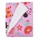 preview thumbnail 1 of 3, Disney Minnie Mouse Springtime Flowers Sherpa Baby Blanket