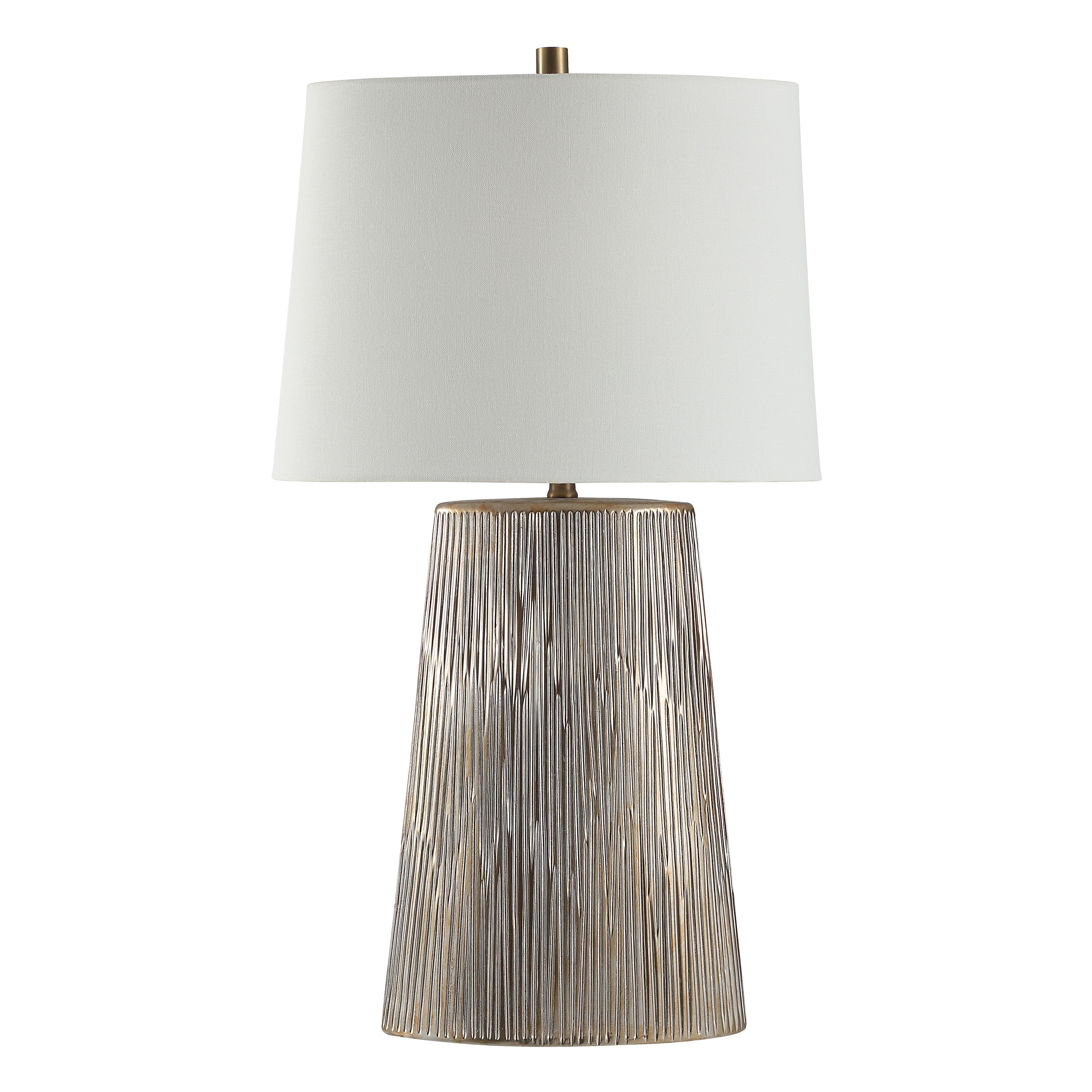 Everren Calma 30.0" Height Table Lamps, Grey Rock