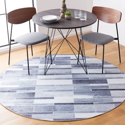 SAFAVIEH Faux Hide Machine Washable Slip Resistant Katalina Modern