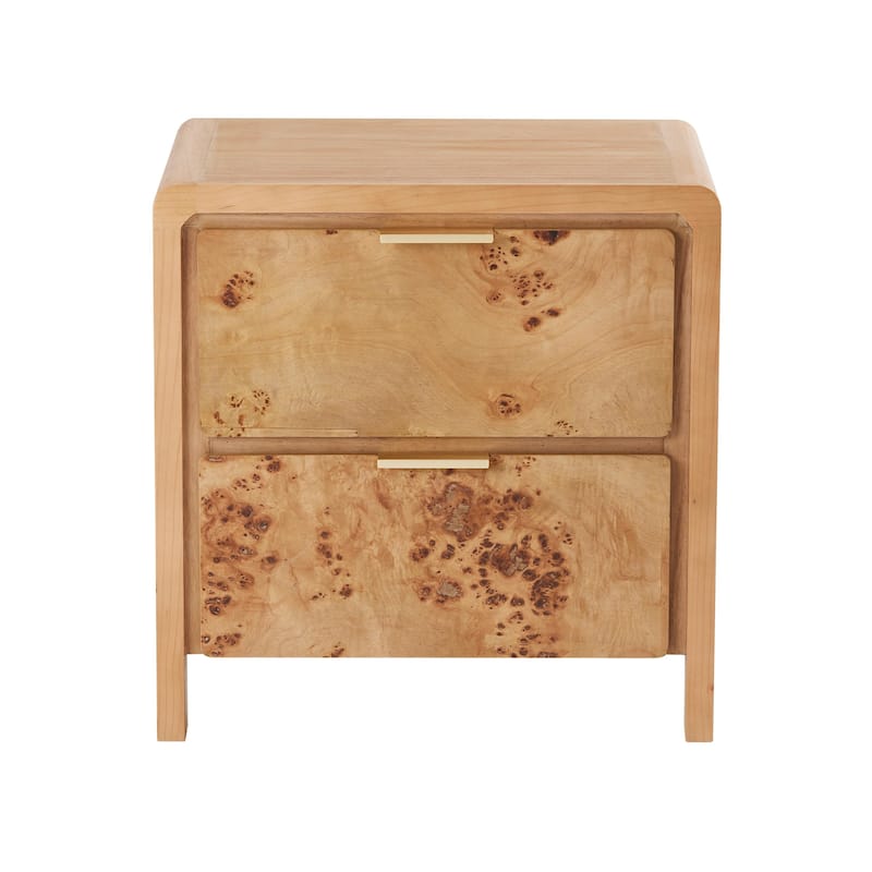 COZAYH Fully-Assembled Farmhouse Nightstand, Rustic Distressed Wood Retro Accent Dresser, Chest of Drawers,Boho