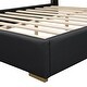 preview thumbnail 10 of 49, Upholstered Full Size Platform Bed with PU Leather and Wooden Slats