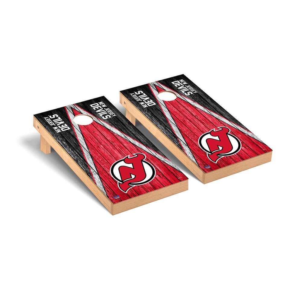 New Jersey Devils NHL Triangle Cornhole Board Set