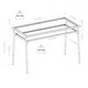 preview thumbnail 15 of 14, Walker Edison 48-inch Metal and Glass Two-Tier Desk