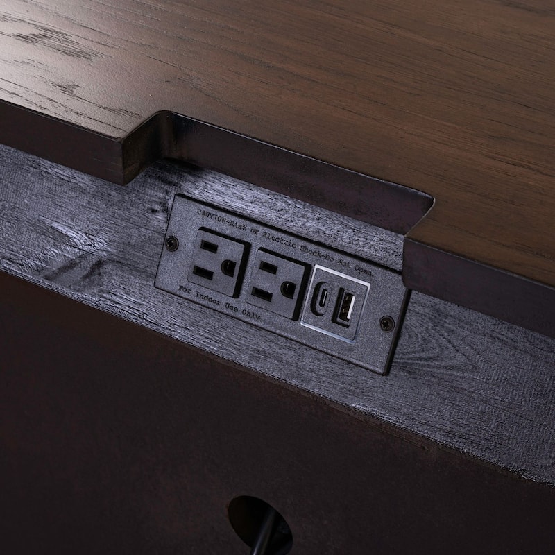 Liberty Furniture Provence Park Bedside Chest with Charging Station