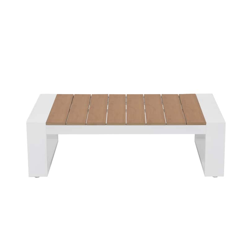 Outdoor 4 Piece Aluminum Sofa Set with Cushions