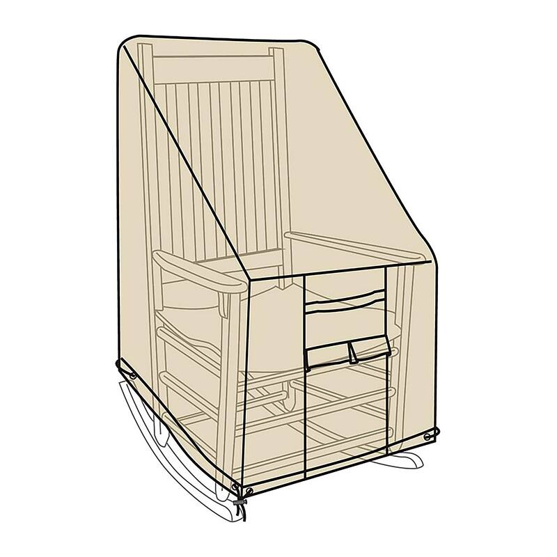 Deluxe Rocking Chair Cover, Tan