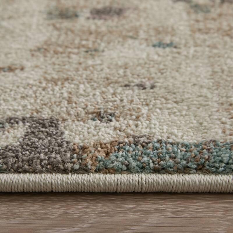 Sparkman R39QR Abstract Modern Area Rug