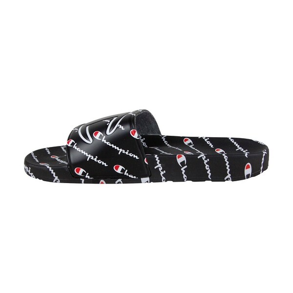 champion ipo repeat black slide sandals