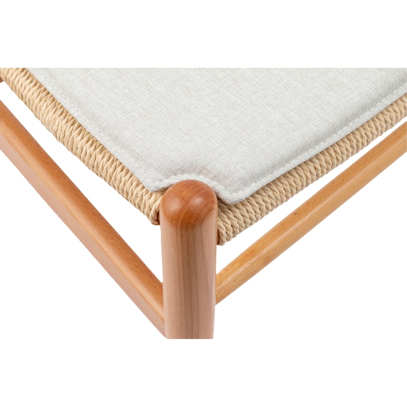 Soild Wood Weave Dining Chair Set of 2