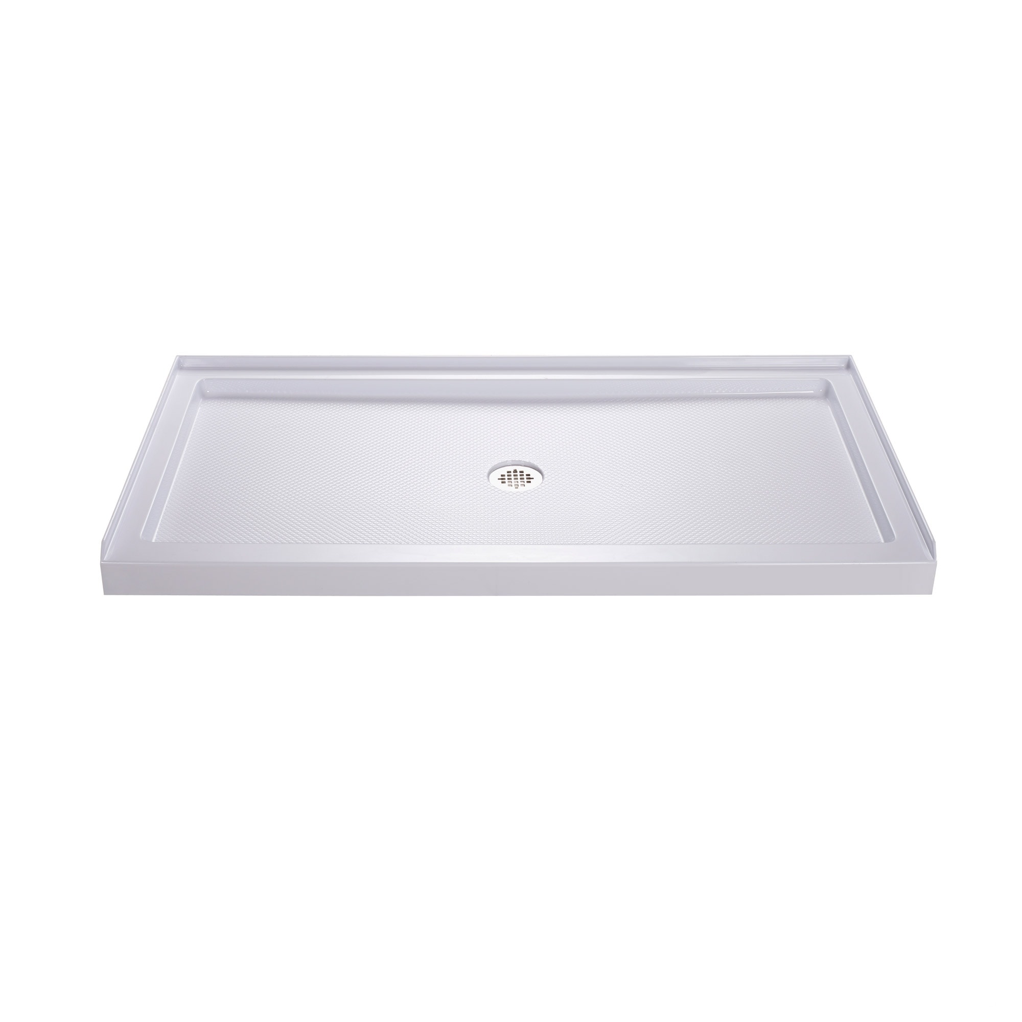 DreamLine SlimLine 32 in. D x 54 in. W x 2 3/4 in. H Single Threshold Shower Base - 32" x 54"