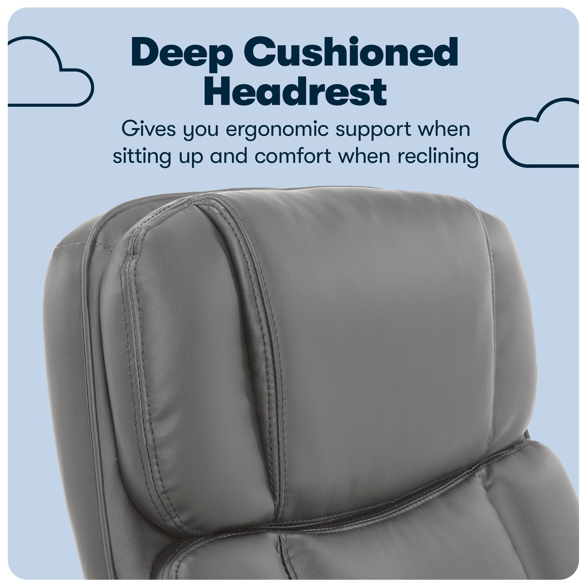 Serta big & comfortable recliner supports up to cheap 350 lbs