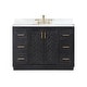 preview thumbnail 36 of 196, Altair Gazsi Bathroom Vanity with Composite Stone Countertop without Mirror