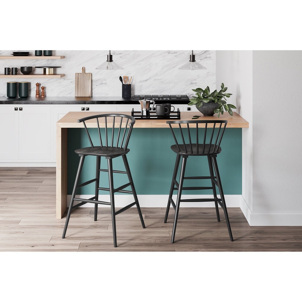 Windsor counter store stool black