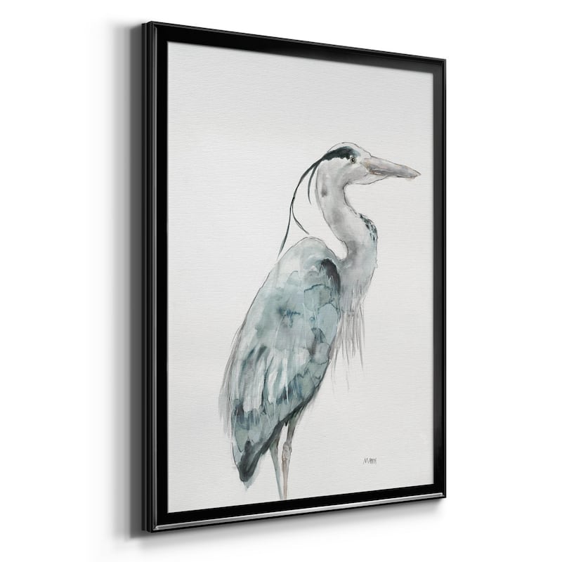 BLUE HERON I Premium Framed Canvas - Ready to Hang