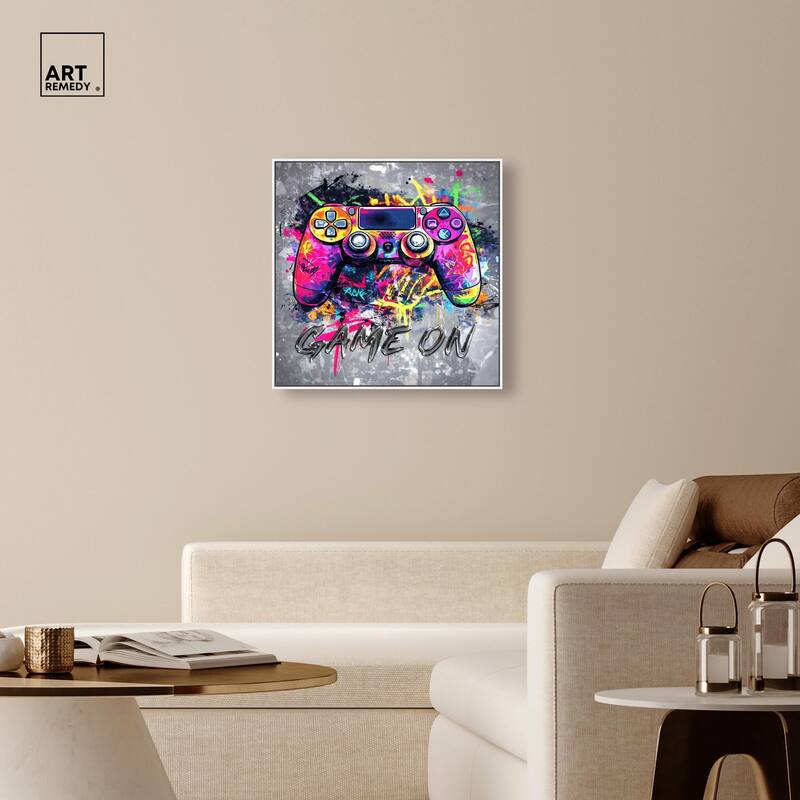 Game On Canvas by Art Remedy