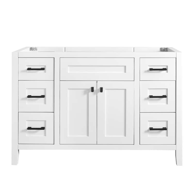 Nephelily 48" 60" 72" Bathoom Vanity Base Only, Easy-to-Install - 48 in. Base