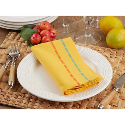 Table Napkins With Dobby Border Design (Set of 4)