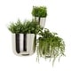 preview thumbnail 18 of 18, Gold/Silver/Black/or White Iron Modern Wall Sconce Planters Sets - S/3 9", 7", 6"H