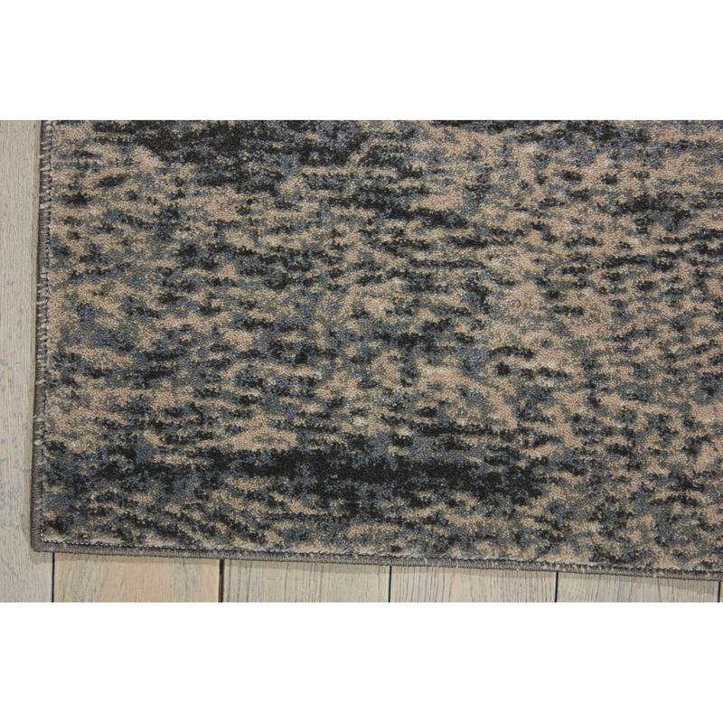 Foyew Power Loomed Abstract Modern Non Skid Stain Resistant Area Rug By HomeRoots