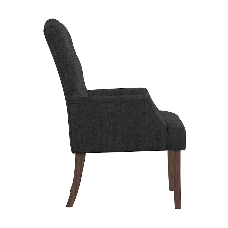 Benchwright Premium Tufted Dining Arm Chair by iNSPIRE Q Artisan
