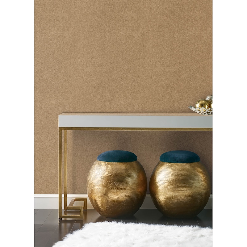 RuSuede Khaki Peel and Stick Wallpaper