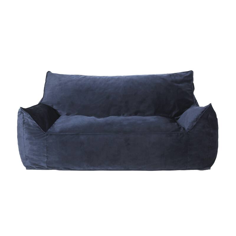 2-Seater Oversized Bean Bag Chair with Armrests With Velvet ,Softness And Comfort