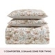 preview thumbnail 5 of 9, Laura Ashley Bramble Floral Cotton Reversible Comforter Set