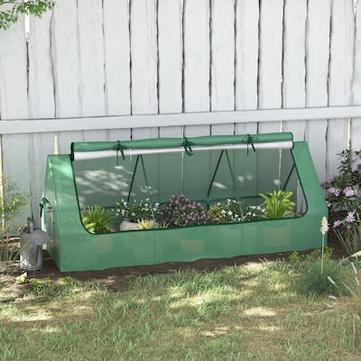 Mini Greenhouse with Mesh Windows, Portable Green House