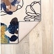 preview thumbnail 10 of 21, World Rug Gallery Modern Bright Flowers Non-Slip Area Rug Multi