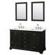 Option Dark Espresso / White Quartz Top / Polished Chrome