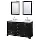Option Dark Espresso / White Quartz Top / Polished Chrome