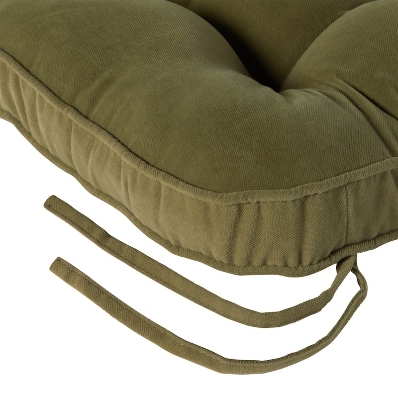 Hyatt Moss Indoor Reversible Microfiber Chair Pads (2-Pack)