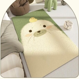 Faux Cashmere Modern Abstract Area Rug, for Children - Bed Bath ...