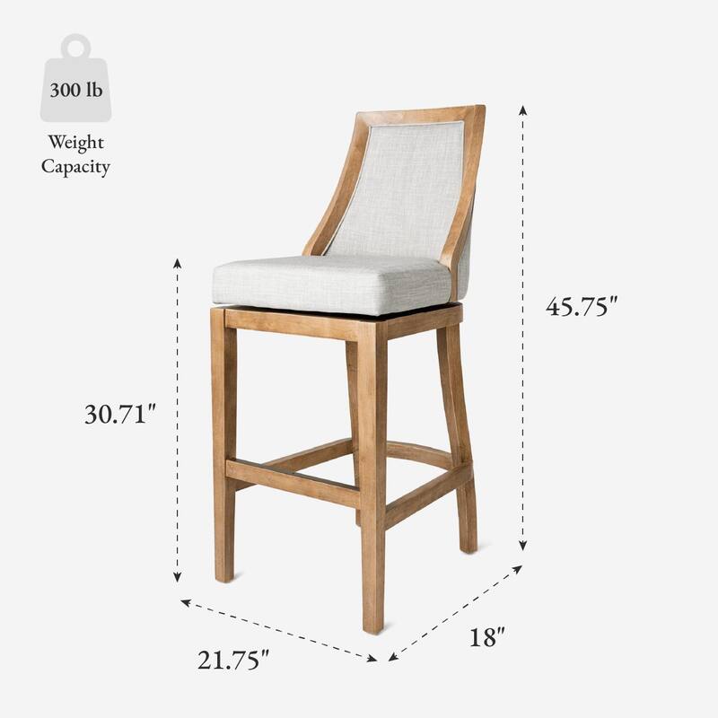 Maven Lane Vienna Swivel Kitchen Stool