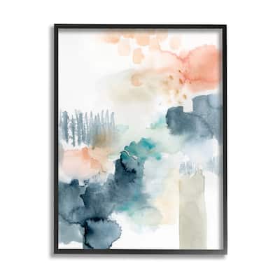 Stupell Spring Forest Veil Abstract Tree Landscape Framed Giclee Texturized Art by Victoria Barnes