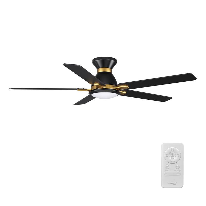 CARRO Livingston 60-inch Indoor Ceiling Fan with Light and Remote