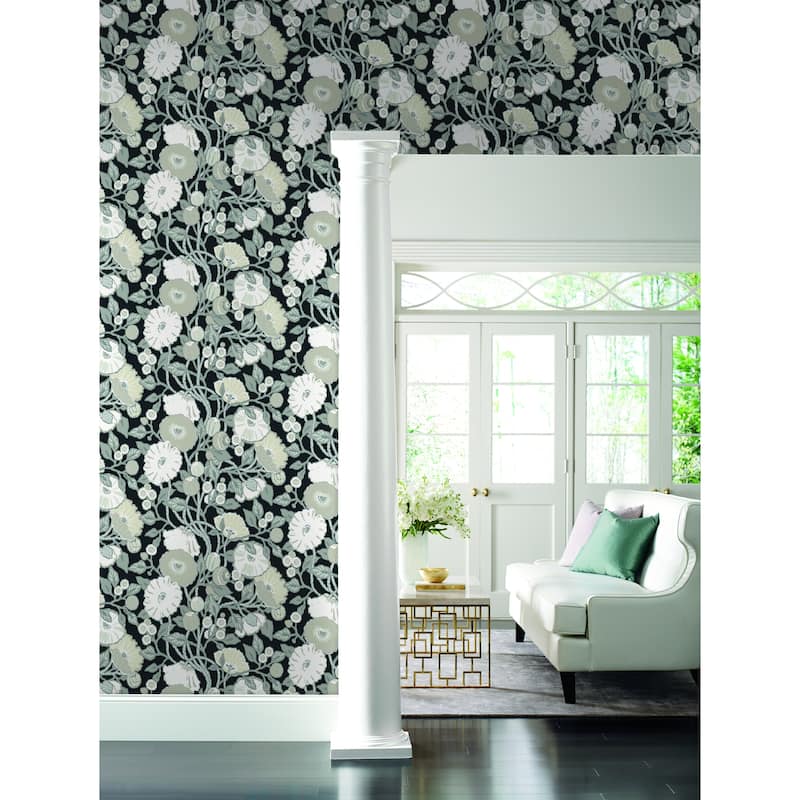 Mobile Vinyl Vincent Poppies Wallpaper 27 in x 27 ft = 60.75 sq ft