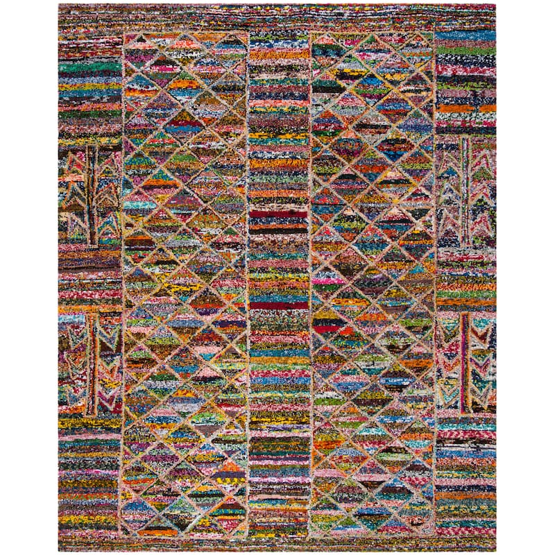 SAFAVIEH Handmade Nantucket Ebeline Contemporary Cotton Rug