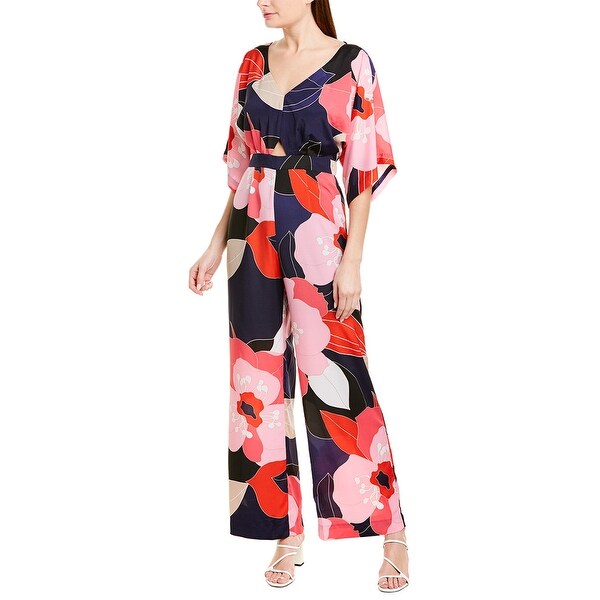 trina turk floral jumpsuit