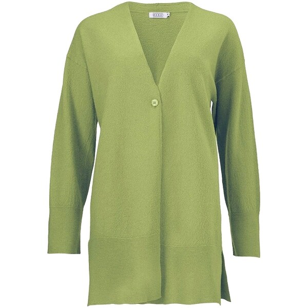 womens lime green cardigan