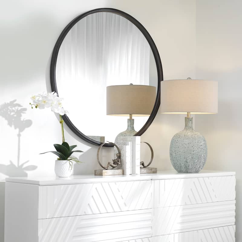 Uttermost Dawsyn 44" Round Large Modern Industrial Vanity Bathroom