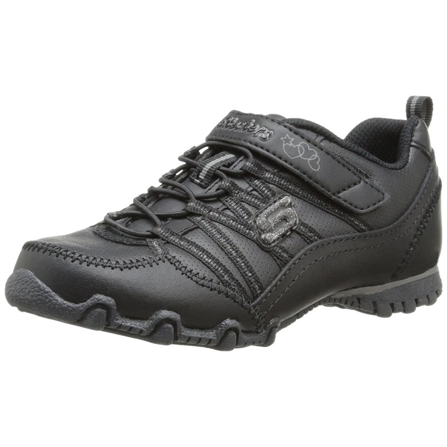 girls black skechers