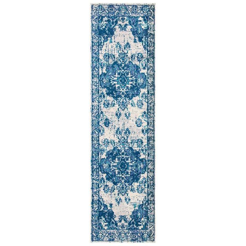 SAFAVIEH Monaco Oceane Boho Medallion Distressed Area Rug