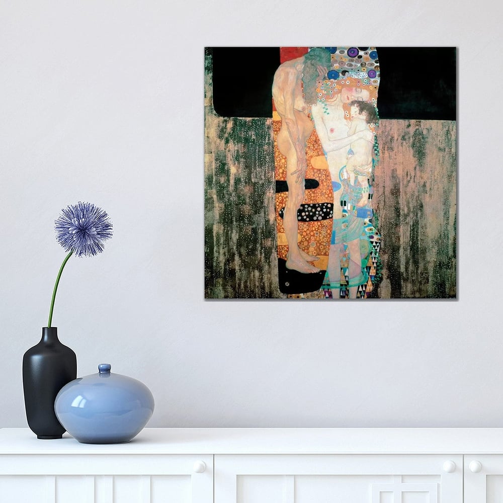 iCanvas "The Three Ages of the Woman, 1905" by Gustav Klimt Canvas Print