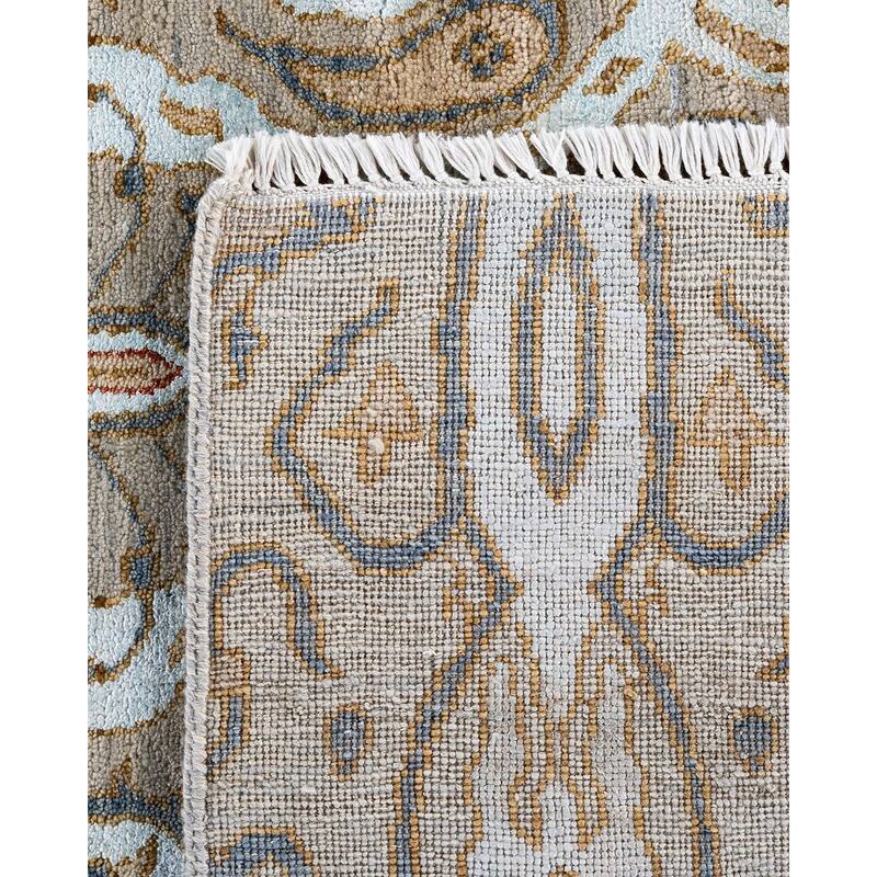 Ikat One-of-a-Kind Handmade Area Rug, Beige - 8' 1" x 10' 2"