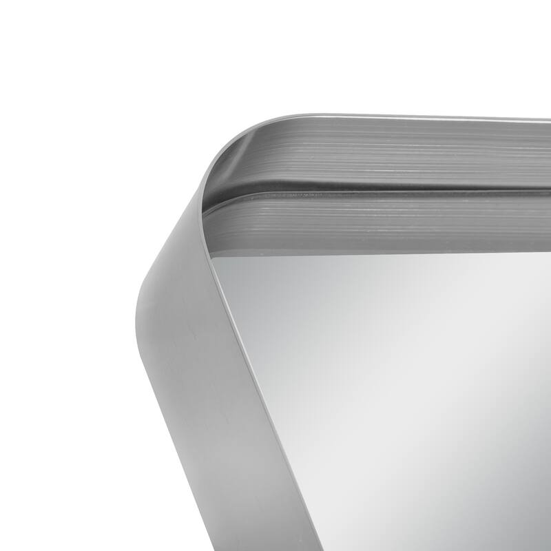 Modern Deep Rectangle Round Corner Wall Mirrors for Bathroom Mirror