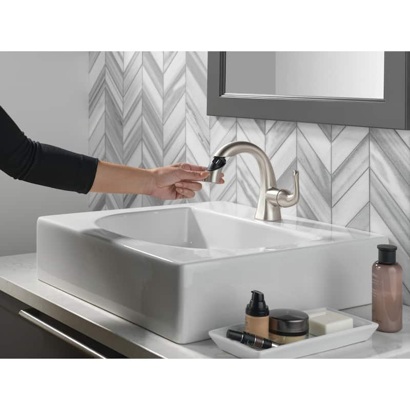 Delta 15840LF-PD Arvo 1.2 GPM Single Hole Bathroom Faucet with Pull