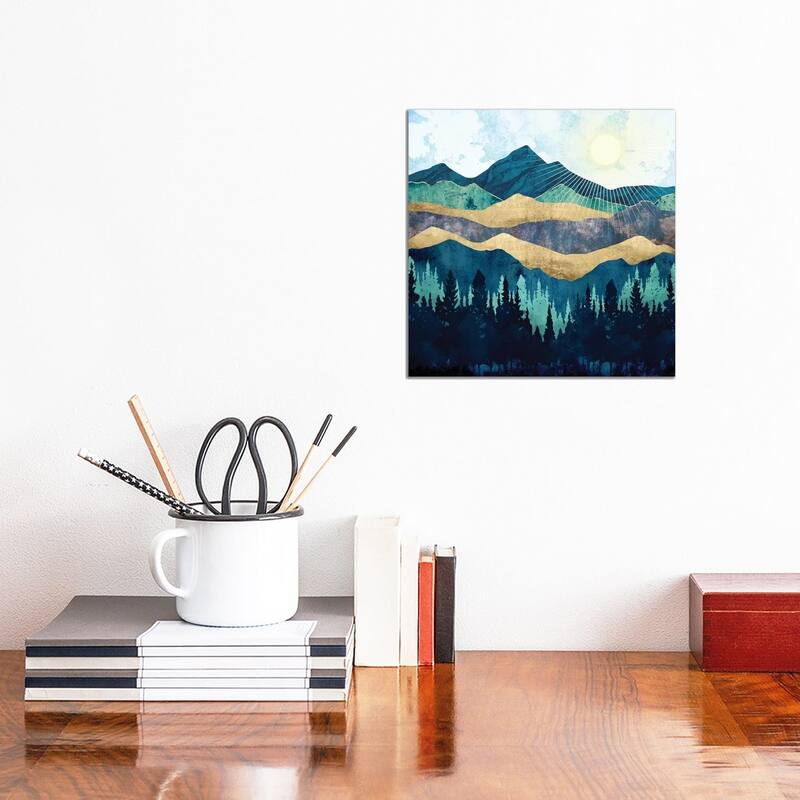 iCanvas "Blue Forest" by SpaceFrog Designs Canvas Print - 12x12x1.5