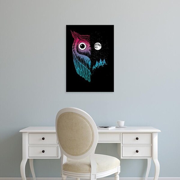 Easy Art Prints Michael Buxton's 'Night Owl' Premium Canvas Art